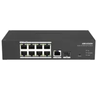 8-портовый управляемый POE коммутатор 10/100 Мбит/с Hikvision DS-3T1310P-SI/HS