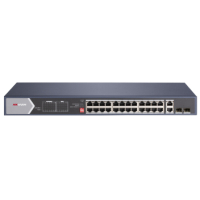 24-портовый неуправляемый Hi-POE коммутатор Hikvision DS-3E0528HP-E