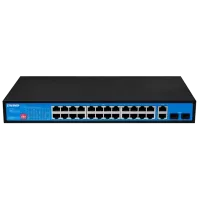 28-портовый 24*1000M POE+2*GE+2*GF PoE Ewind EW-S1928CG-AP