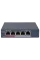 4-портовий керований POE комутатор Hikvision DS-3E1105P-EI/V2