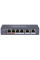 4-канальный неуправляемый POE коммутатор Hikvision DS-3E0106P-E/M
