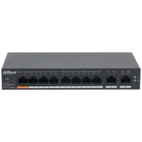 8-портовий керований POE комутатор Dahua DH-CS4010-8ET-60