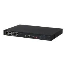 16-портовий некерований POE комутатор Dahua DH-PFS3218-16ET-135	