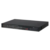 24-портовый неуправляемый POE коммутатор Dahua DH-PFS3226-24ET-240