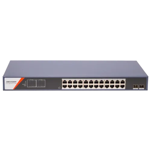 Комутатор 24 порти керований Hikvision DS-3E1526P-SI-24P2F