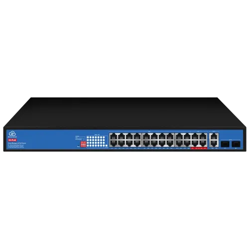 Комутатор 28 портів керований хмарно Ewind EW-ES3028CGSH-AP AI PoE
