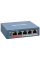 4-портовий керований POE комутатор Hikvision DS-3E1105P-EI