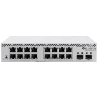 Коммутатор 16 портов управляемый MikroTik CSS318-16G-2S+IN