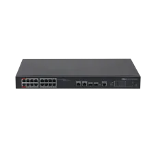 16-портовий керований POE комутатор Dahua PFS4218-16ET-190