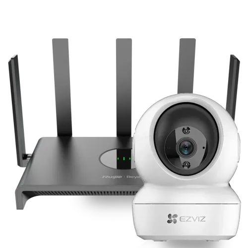 Комплект Ezviz CS-H6c (4MP,W1) + Reyee RG-EW1300G