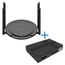 Комплект маршрутизатор та джерело безперебійного живлення VIA Energy Mini UPS + RG-EW300 PRO