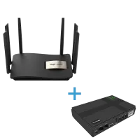 Комплект маршрутизатор та джерело безперебійного живлення VIA Energy Mini UPS + RG-EW1200G Pro