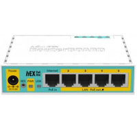 5-портовый маршрутизатор MikroTik hEX PoE lite (RB750UPr2)
