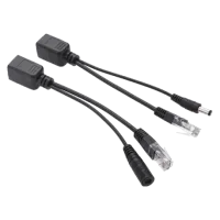 POE інжектор 802.3at (30Вт), Black, OEM Q50 пассивный (пара)