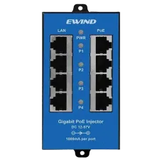Інжектор PoE 4-портовий Ewind EW-PSE304CG