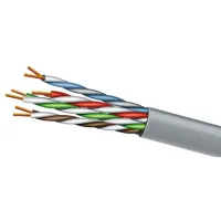 Кабель вита пара ЗЗКМ (UTP мідь внут) Cat. 5e U/UTP 4х2х24 AWG(0,51), бухта 305м