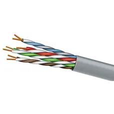 Кабель витая пара ЗЗЦМ (UTP медь внут) Cat. 5e U/UTP 4х2х24 AWG(0,51), бухта 305м