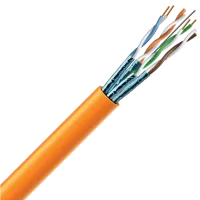 Кабель витая пара ЗЗЦМ (S/FTP медь внутренний) Cat 6A 4x2x23 AWG LSZH (к) 305 м