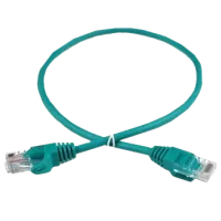 Патч-корд зеленый 0.25м EServer UTP CAT5e