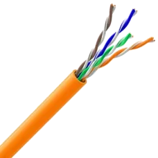 Кабель витая пара ЗЗЦМ (UTP медь безгалогенный LSZH) Cat. 5e U/UTP LSZH 4х2х24 AWG (7091010) бухта 305м