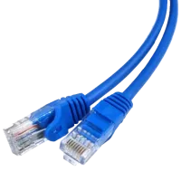 Патч-корд синий 0.5м UTP CAT5e