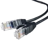 Патч-корд чорний 0.5м UTP CAT5e