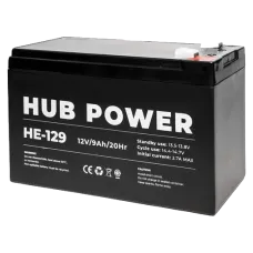 Акумуляторна батарея Hub Power HE-129 12V 9AH