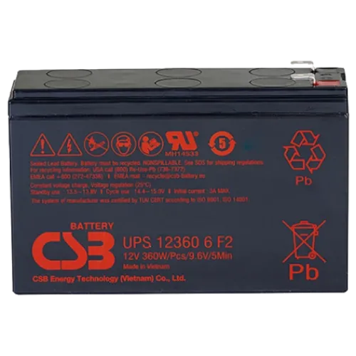 Аккумуляторная батарея CSB UPS123606F2/F1 12V6Ah