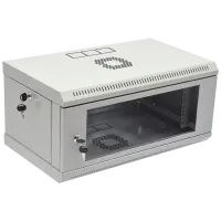 Шафа 19" 4U 600x400x284мм акрилове скло, сірий