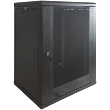 Шафа EServer 15U 600х500х773 скло, чорна