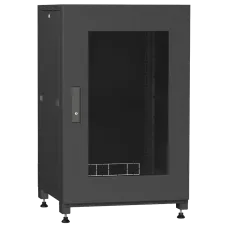 Шкаф телекоммуникационный напольный IPCOM С-18U-06х06-ДC-ПГ-9005