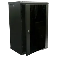 Шафа коммутаційна настінна 18U 600x450 розбірна Hypernet WMNC-18U-FLAT- BLACK