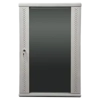 Шафа EServer 18U 600х500х907 скло, сіра