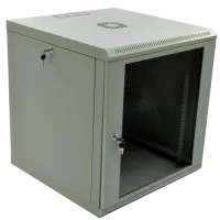 Шафа акрилове скло сірий 12U, 600х600х640