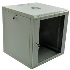 Шкаф акриловое стекло серый 12U, 600х600х640