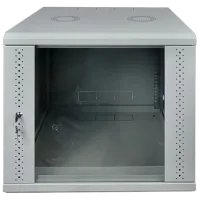 Шафа EServer 9U 600х350х503 скло, сіра