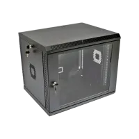 Шкаф 19" , 600х500х507 мм (Ш*Г*В), акриловое стекло, черный 9U
