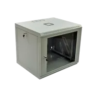 Шкаф 19" , 600x500x507мм (Ш*Г*В), эконом, акриловое стекло, серый 9U