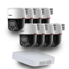 Dahua WizColor Kit - Buy and Try! (8х DH-SD2C400NA-B-PV-PRO +1 х NVR2108-I2)