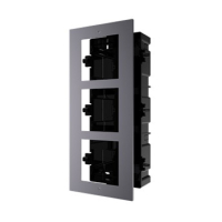Врізна монтажна рамка на 3 модуля Hikvision DS-KD-ACF3/Plastic