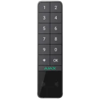 Бездротова клавіатура Ajax Keypad Outdoor graphite
