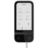 Superior KeyPad TouchScreen white Fibra Клавіатура дротова сенсорна Ajax