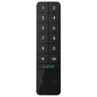 Бездротова клавіатура Ajax KeyPad Outdoor Jeweller (8EU) ASP black