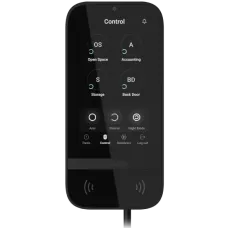 Superior KeyPad TouchScreen black Fibra Клавіатура дротова сенсорна Ajax