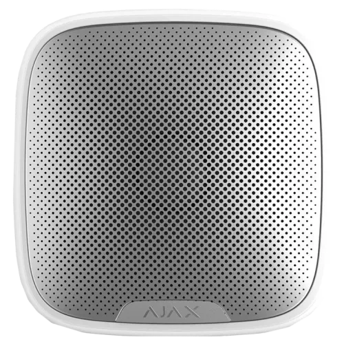 Superior StreetSiren white Fibra Дротова вулична сирена Ajax