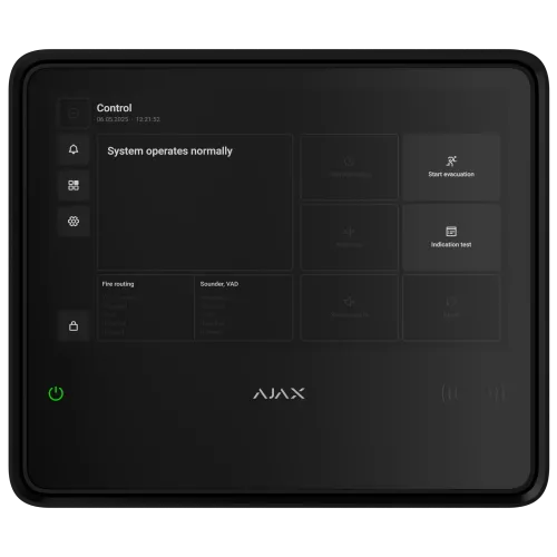 Пожежна централь Ajax EN54 Fire Hub black
