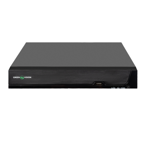 IP відеореєстратор 10-канальний 8MP NVR GreenVision GV-N-S024/08 (8POE) (Lite)