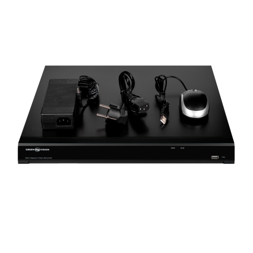 IP відеореєстратор 16-канальний 12MP NVR GreenVision GV-N-I017/16 (V2)