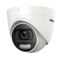 5 МП Turbo HD ColorVu с LED відеокамера Hikvision DS-2CE72HFT-F (2.8мм)