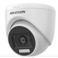 2 МП Turbo HD Smart Hybrid Light відеокамера з мікрофоном Hikvision DS-2CE76D0T-LPFS (2.8мм)